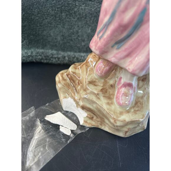 Native American Woman Figure Ceramic Vintage Read Discription - Picture 3 of 10